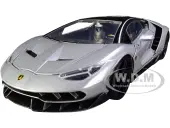 Lamborghini Centenario Gray Metallic with Black Top ""Hyper-Spec"" Series 1/24 Diecast Model Car by Jada