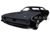 Lettys Plymouth Barracuda Matt Black ""Fast &amp; Furious 7"" Movie 1/24 Diecast Model Car by Jada