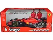 Ferrari SF-23 55 Carlos Sainz Formula One F1 World Championship (2023) ""Formula Racing"" Series 1/18 Diecast Model Car by Bburago