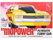 Skill 2 Model Kit Plymouth Funny Car ""Mopower"" 1/25 Scale Model by AMT