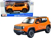 Jeep Renegade Orange Metallic with Black Top ""Special Edition"" 1/24 Diecast Model Car by Maisto