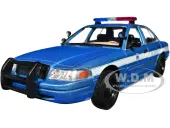 2001 Ford Crown Victoria Police Interceptor Blue Metallic ""Seattle Police - Seattle Washington"" ""Hot Pursuit"" Series 1/24 Diecast Model Car by Greenl