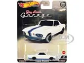 1966 Chevrolet Corvair Yenko Stinger White with Blue Stripes ""Jay Lenos Garage"" Diecast Model Car by Hot Wheels