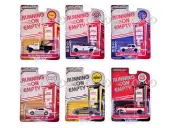 ""Running on Empty"" 6 piece Set Series 17 1/64 Diecast Model Cars by Greenlight