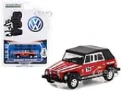 1974 Volkswagen Thing (Type 181) 74 Red ""BAJA Thing"" ""Club Vee V-Dub"" Series 15 1/64 Diecast Model Car by Greenlight
