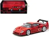 Ferrari F40 LM Red ""Road64"" Series 1/64 Diecast Model Car by Tarmac Works