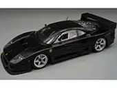 Ferrari F40 LM Black with Silver 5 Spoke Rims ""Press Version"" (1996) ""Mythos Series"" Limited Edition to 40 pieces Worldwide 1/18 Model Car by Tecnomo