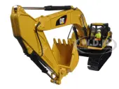 CAT Caterpillar 330D L Hydraulic Excavator with Operator ""Core Classics Series"" 1/50 Diecast Model by Diecast Masters