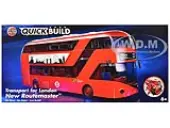 Skill 1 Model Kit Routemaster Double-Decker Bus ""Transport for London"" Snap Together Plastic Model Kit by Airfix Quickbuild