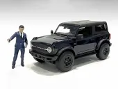 ""The Dealership"" Male Salesperson Figurine for 1/18 Scale Models by American Diorama
