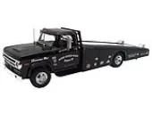 1970 Dodge D-300 Ramp Truck Black ""Dons Speed Shop"" Limited Edition to 300 pieces Worldwide 1/18 Diecast Model Car by ACME