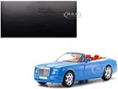 Rolls Royce Phantom Drophead Coupe Light Blue 1/18 Diecast Model Car by Kyosho