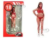 2000s Julia ""Miss Hawaiian Tropic"" Figurine for 1/18 Scale Models by Le Mans Miniatures
