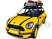 Mini Cooper S Countryman with Roof Rack and Accessories Yellow Metallic and Black ""City Classics"" Series 1/24 Diecast Model Car by Motormax
