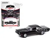 1970 Plymouth Road Runner Gloss Black with Black Vinyl Top and Matt Black Hood Stripes (Lot 970.1) Barrett Jackson ""Scottsdale Edition"" Series 8 1/64