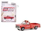 1984 GMC Sierra Pickup Truck ""68th Annual Indianapolis 500 Mile Race Emergency Vehicle"" Red ""Hobby Exclusive"" Series 1/64 Diecast Model Car by Greenl