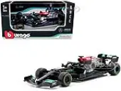Mercedes-AMG F1 W12 E Performance 77 Valterri Bottas F1 Formula One (2021) 1/43 Diecast Model Car by Bburago