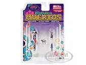 ""Dia de los Muertos"" 5 piece Diecast Set (2 Adults 2 Children 1 Dog Figures) Limited Edition to 3600 pieces Worldwide for 1/64 Scale Models by Americ