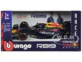 Red Bull Racing RB19 1 Max Verstappen ""Oracle"" Formula One F1 World Championship (2023) ""Race"" Series 1/43 Diecast Model Car by Bburago