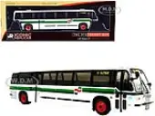 1999 TMC RTS Transit Bus 73 San Francisco Civic Center ""Golden Gate Transit"" White with Green Stripes ""The Vintage Bus &amp; Motorcoach Collection"" 1