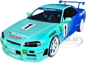 Nissan Skyline GT-R (R34) RHD (Right Hand Drive) 1 Hironori Takeuchi - Yuji Tachikawa ""Falken"" JGTC (Japan Grand Touring Championship) (2001) ""Compet