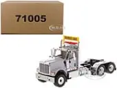 International HX520 Day Cab Tandem Tractor Light Grey 1/50 Diecast Model by Diecast Masters