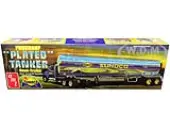 Skill 3 Model Kit Fruehauf Plated Tanker Semi-Trailer ""Sunoco"" 1/25 Scale Model by AMT