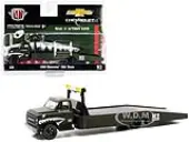 1968 Chevrolet C60 Flatbed Truck 68 Matt Dark Green with Graphics ""Maj. G Action Line"" Limited Edition to 21120 pieces Worldwide 1/64 Diecast Model b