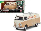 Volkswagen Bus ""WheelJack"" Tan and Beige ""Franks TV Repair"" ""Transformers Rise of the Beasts"" (2023) Movie ""Hollywood Rides"" Series 1/32 Diecast Mode