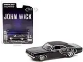 1968 Dodge Charger R/T Gloss Black with Vinyl Black Top ""John Wick"" (2014) Movie ""Hollywood Series"" Release 33 1/64 Diecast Model Car by Greenlight