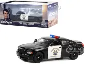 2006 Dodge Charger Police CHP (California Highway Patrol) Black ""The Rookie"" (2018-Current) TV Series 1/43 Diecast Model Car by Greenlight