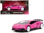Lamborghini Aventador SV Pink ""Pink Slips"" Series 1/32 Diecast Model Car by Jada