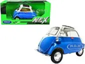 BMW Isetta Blue and White ""NEX Models"" 1/18 Diecast Model Car by Welly