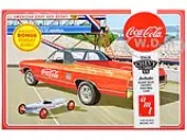 Skill 3 Model Kit 1968 Chevrolet El Camino SS and Soap Box Derby Racing Car 2 in 1 Kit ""Coca-Cola"" 1/25 Scale Model Car by AMT