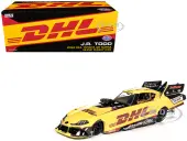 Toyota GR Supra NHRA Funny Car JR Todd ""DHL"" (2024) Limited Edition 1/24 Diecast Model by Auto World