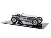 1932/33 Alfa Romeo Tipo B (P3) Raw Metal Clear Finish ""2023 Exclusive Edition"" Limited Edition to 600 pieces Worldwide 1/18 Diecast Model Car by CMC