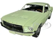 1967 Ford Mustang Coupe Limelite Green Metallic ""She Country Special - Bill Goodro Ford Denver Colorado"" 1/18 Diecast Model Car by Greenlight