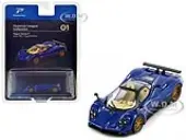 Pagani Zonda F Argentina Blue Metallic ""Hypercar League Collection"" 1/64 Diecast Model Car by PosterCars