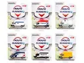 ""Route Runners"" Set of 6 Vans Series 4 1/64 Diecast Model Cars by Greenlight