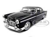 1955 Chrysler C300 Black 1/24 Diecast Model Car by Motormax