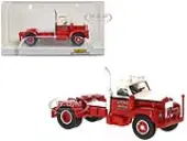 1953 B-61 Truck Tractor Red and Beige ""Mackie the Mover"" 1/87 (HO) Scale Model Car by Brekina