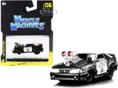 1993 Ford Mustang SVT Cobra CHP ""California Highway Patrol"" Black and White 1/64 Diecast Model Car by Muscle Machines