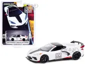 2020 Chevrolet Corvette C8 Stingray White and Black ""Road America Official Pace Car"" ""Hobby Exclusive"" 1/64 Diecast Model Car by Greenlight