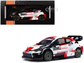 Toyota GR Yaris Rally1 Hybrid 17 Sebastien Ogier - Vincent Landais Winner ""Safari Rally"" (2023) 1/18 Diecast Model Car by IXO Models