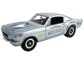 1965 Ford Mustang A/FX ""Performance Associates - Les Ritchey"" Silver Metallic with Graphics Limited Edition to 318 pieces Worldwide 1/18 Diecast Mode
