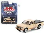 1983 Chevrolet S-10 Durango Pickup Truck Tan with Brown Stripes and Black Bed Cover ""Blue Collar Collection"" Series 11 1/64 Diecast Model Car by Gree