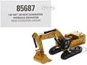 CAT Caterpillar 395 Next-Generation Hydraulic Excavator (Mass Excavation Version) Yellow ""High Line Series"" 1/87 (HO) Diecast Model by Diecast Master