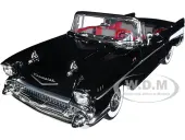 1957 Chevrolet Bel Air Convertible Black James Bond 007 ""Dr. No"" (1962) Movie 1/18 Diecast Model Car by Motormax