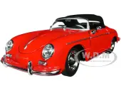 Porsche 356A Speedster Red with Black Soft Top ""NEX Models"" Series 1/24 Diecast Model Car by Welly