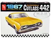 Skill 2 Model Kit 1967 Oldsmobile Cutlass 442 1/25 Scale Model by AMT